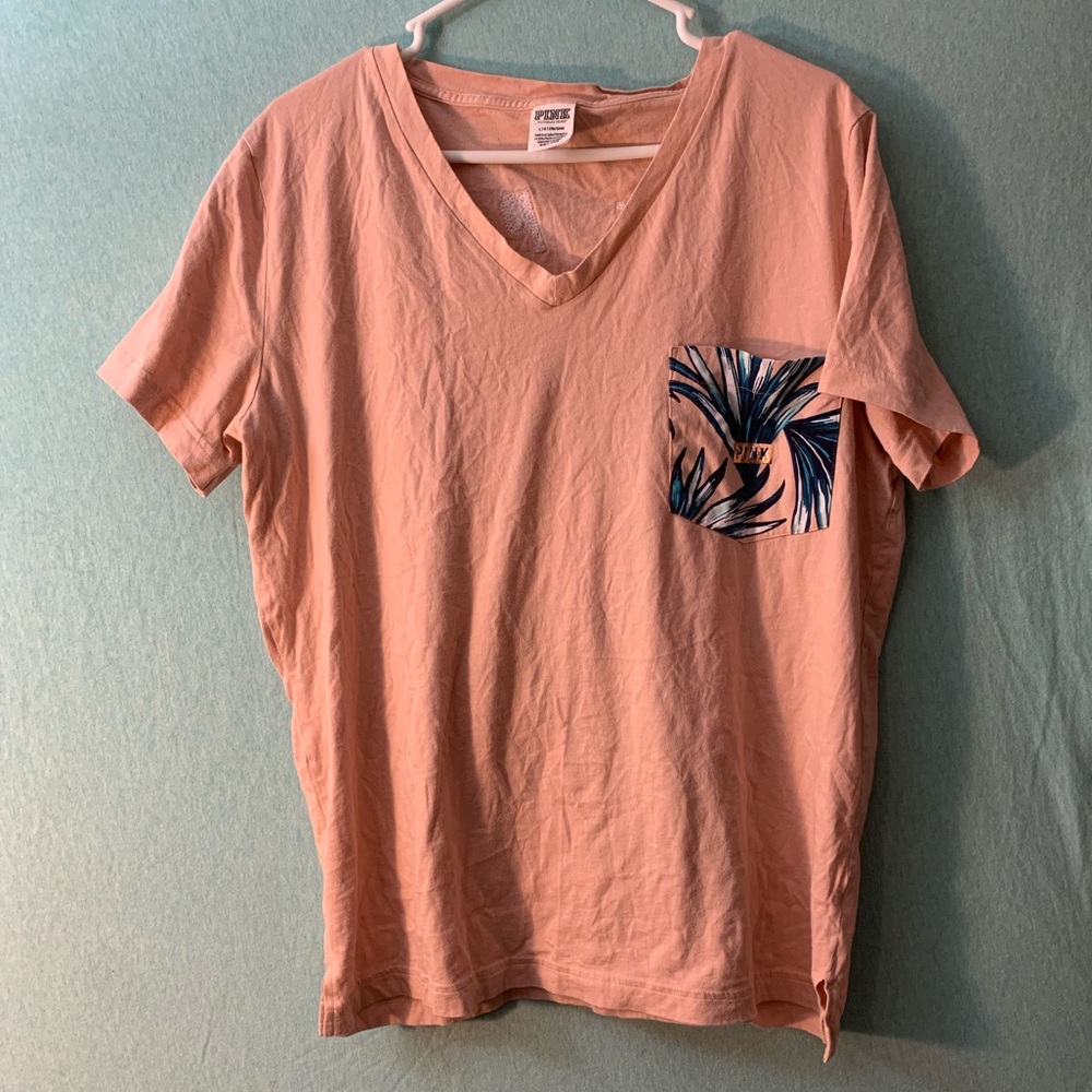 Pink Victoria Secret Pocket Tee